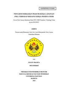 Pengaruh Kebijakan Praktik Kerja Lapangan Pkl Terhadap Kesiapan Kerja